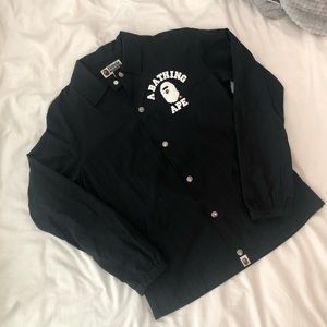 BAPE College Logo Coaches Jacket